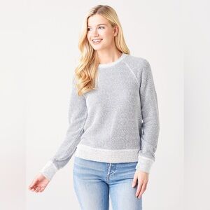 Faherty Whitewater Crewneck Sweater in Blue, White Gray - Size XS